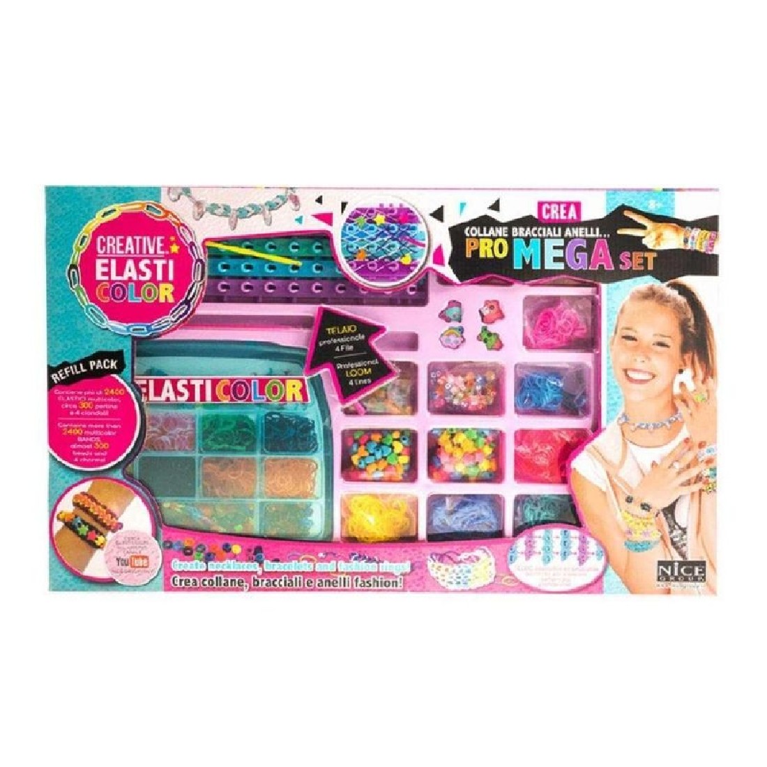 Pro mega σετ Λαστιχάκια GIRABRILLA 03002 Nice Group