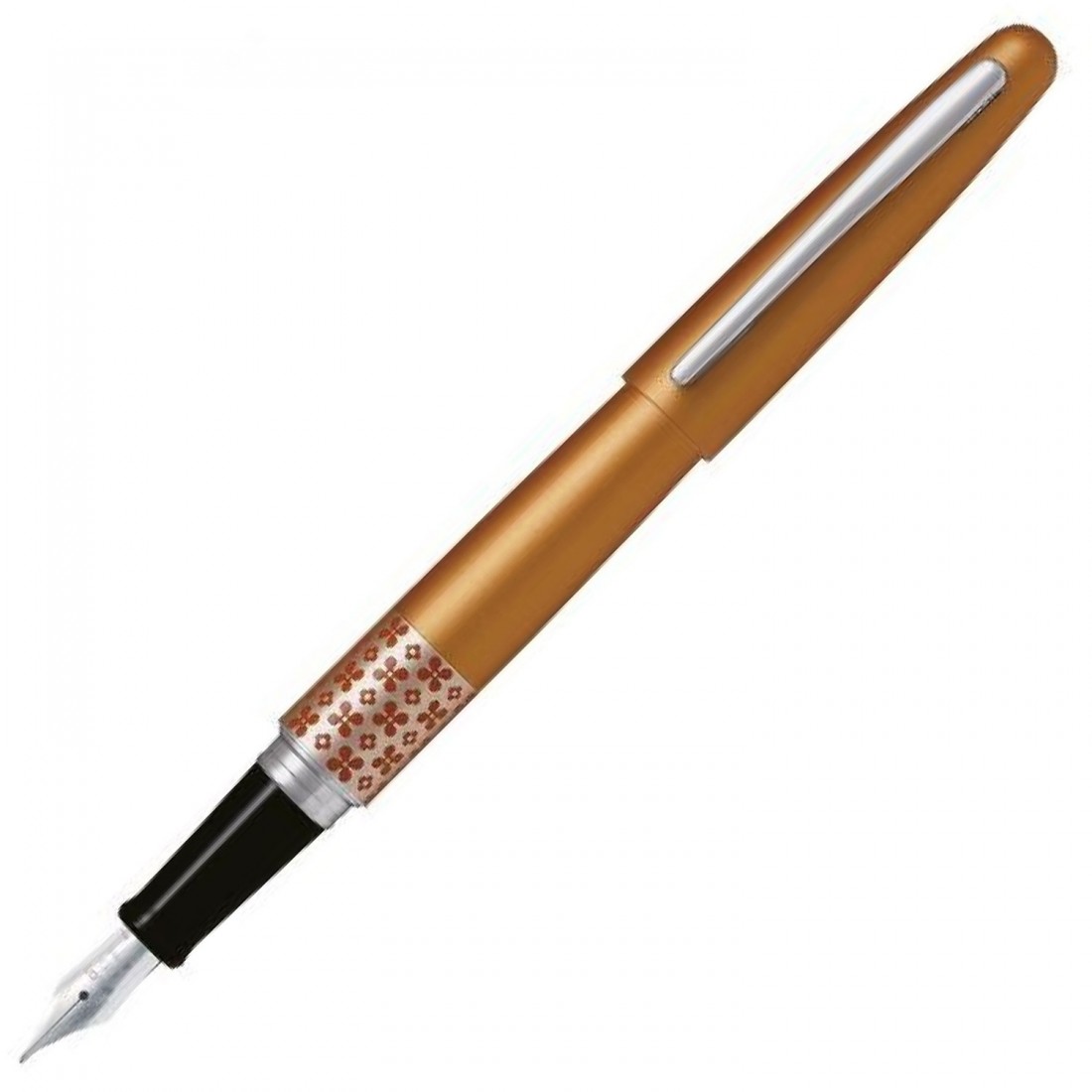 Pilot MR Retro Pop Collection - Fountain Pen, Metallic Orange, Flower Ring