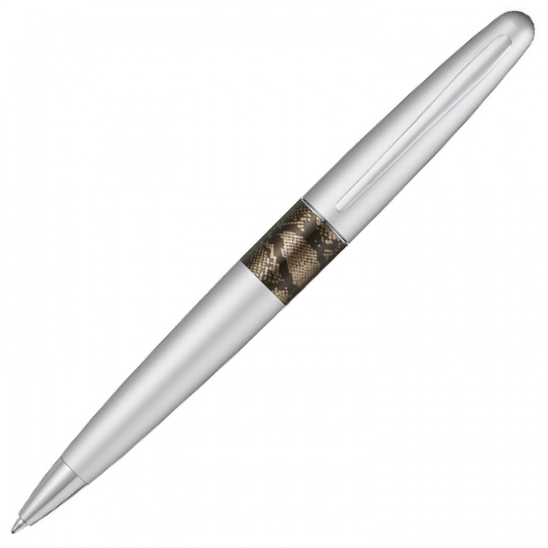 Pilot MR Silver Python Ballpoint