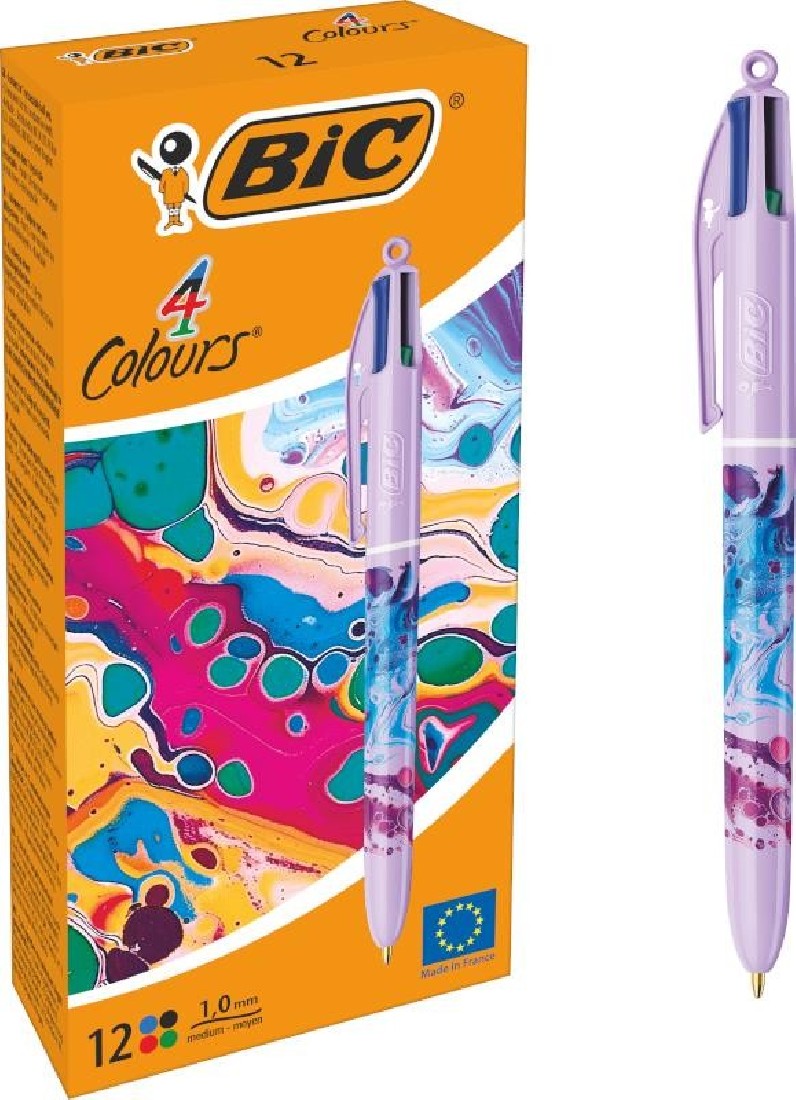 Στυλό 4 Colors Hydro Purple 5182061 BIC
