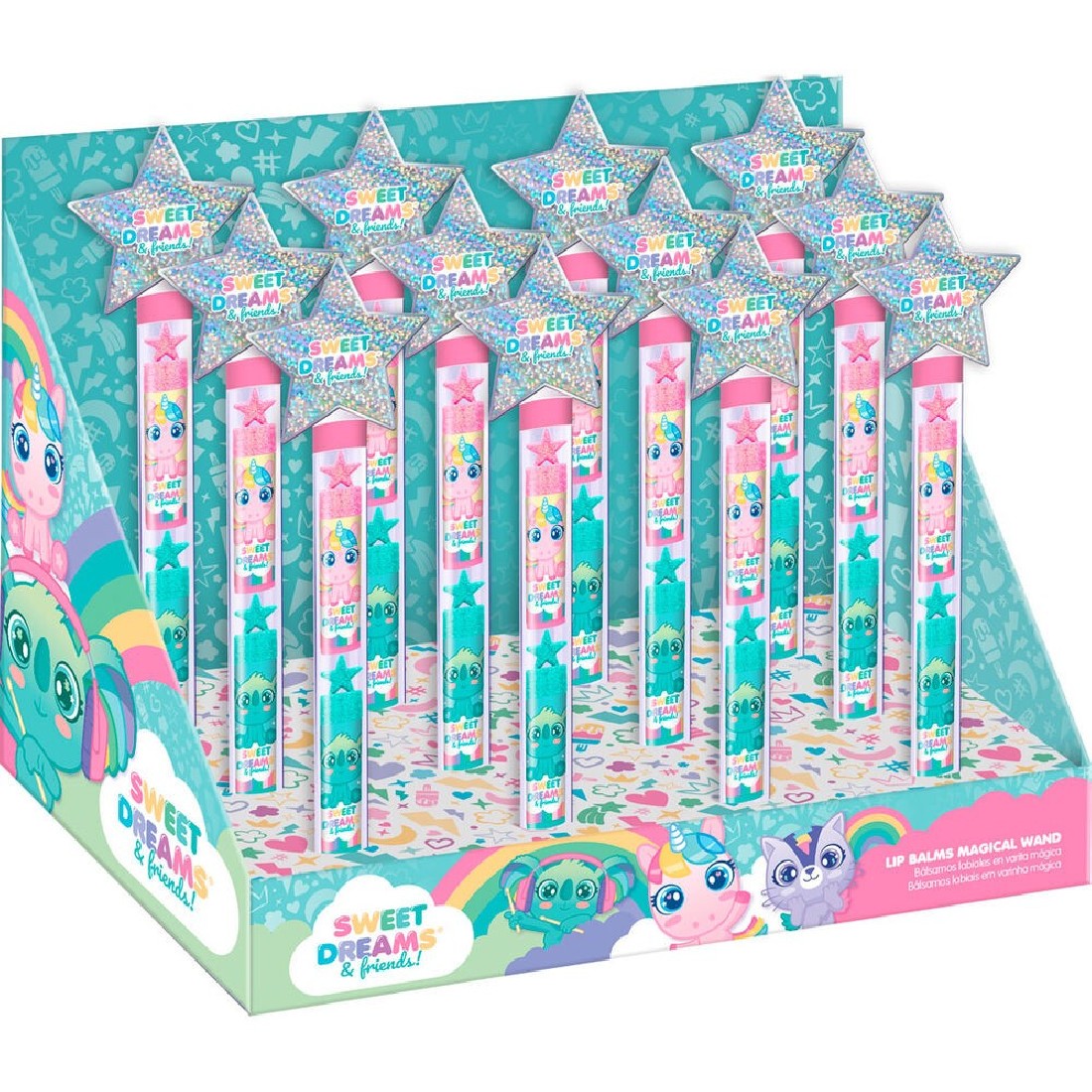Wand with Lip Balm KL11625 Sweet Dreams & Friends