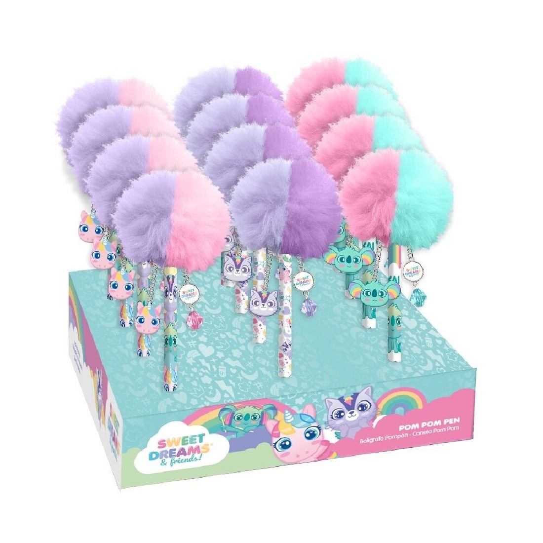 Pom Pom Pen & accessories KL11676 Sweet Dreams & Friends