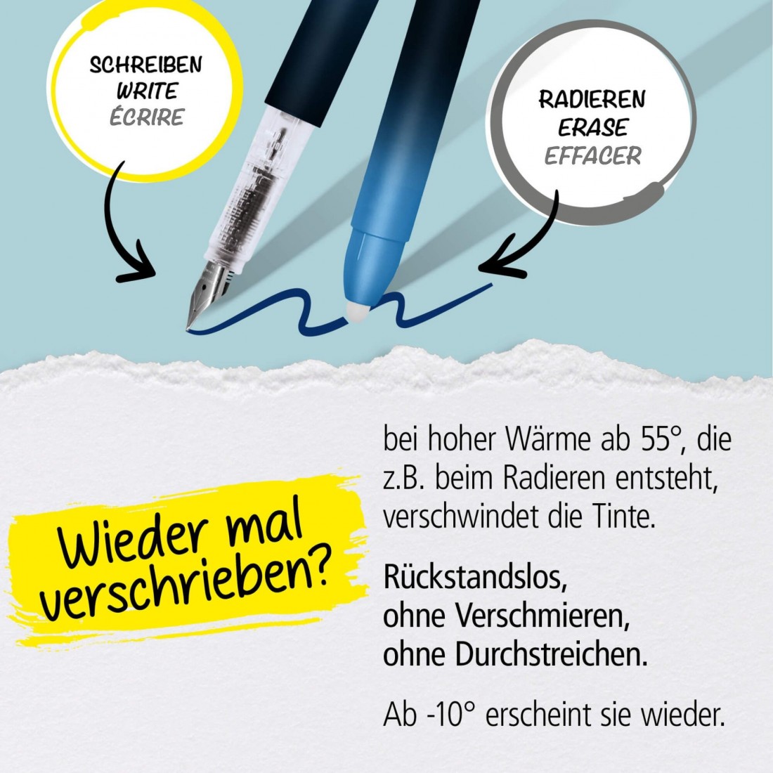 Erasable Fountain Pen ONLINE magiXX Blue Dream 280225