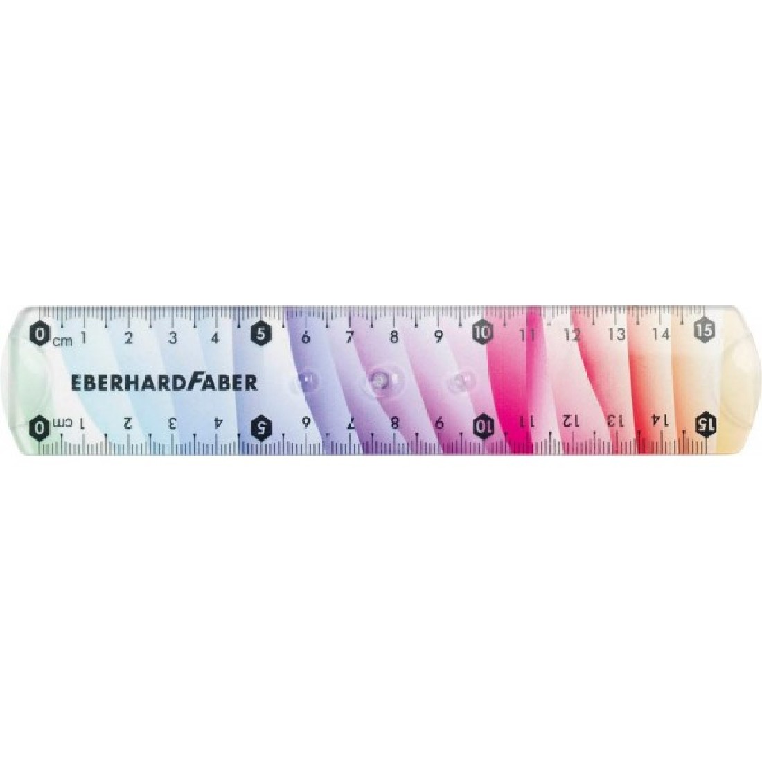 Χάρακας 15cm Flexible Rainbow 570011 Eberhard Faber
