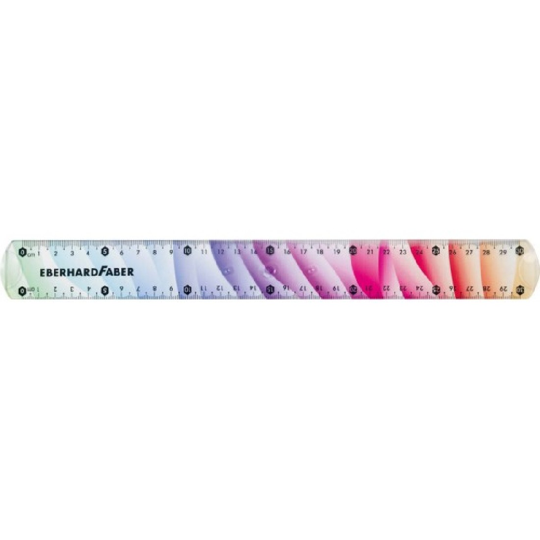 Χάρακας 30cm Flexible Rainbow 570012 Eberhard Faber