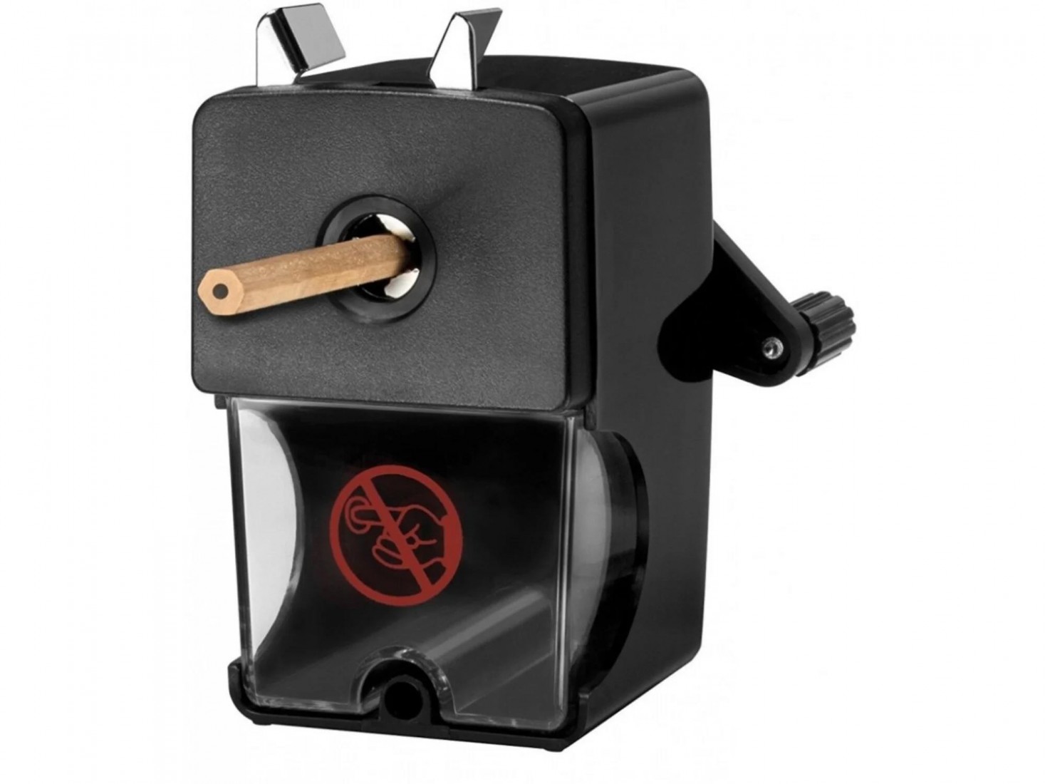 Ξύστρα Επιστραπέζια με Μανιβέλα Μαύρη Ε-14216 Westcott