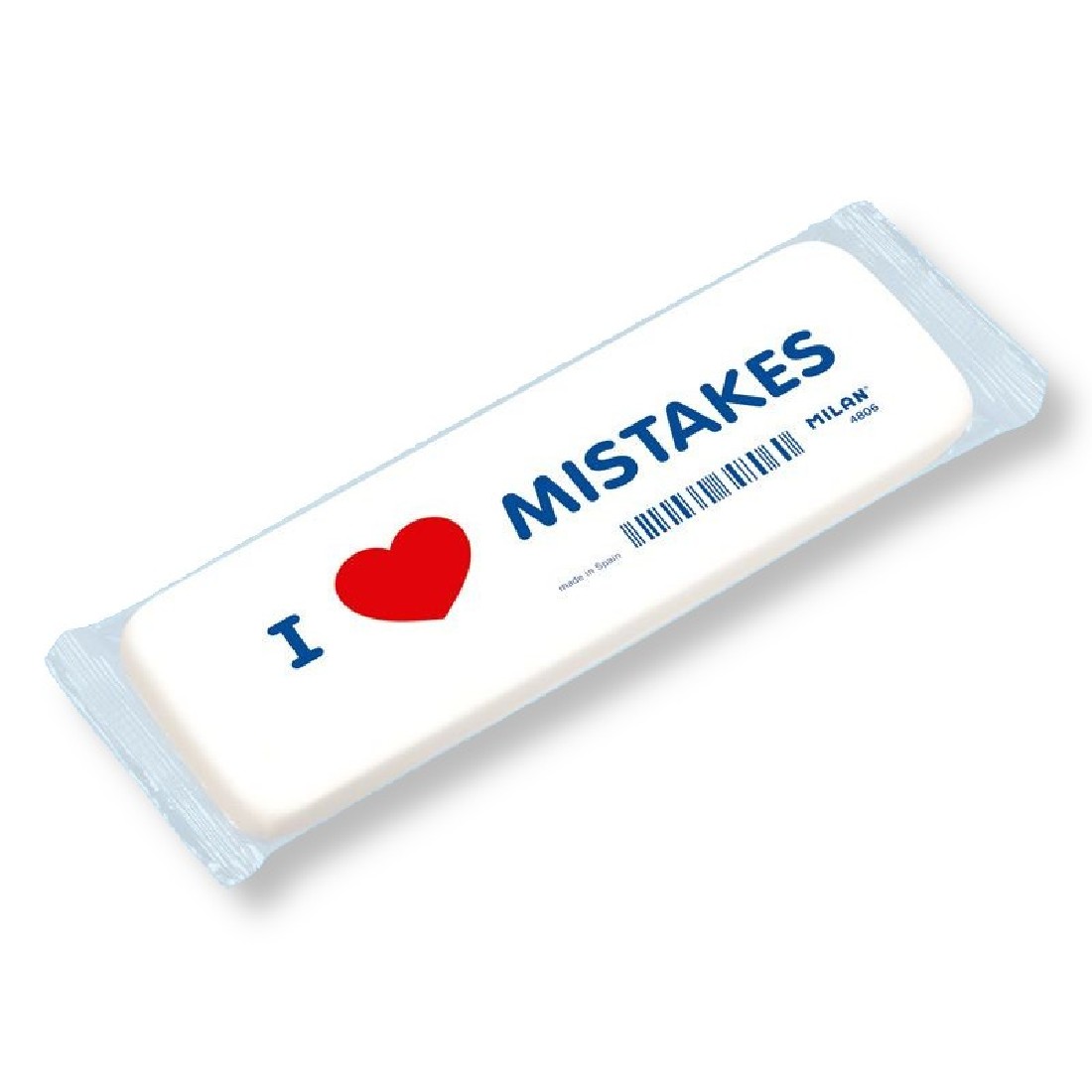 Γόμα Λευκή Ι Love Mistakes N4806 MILAN