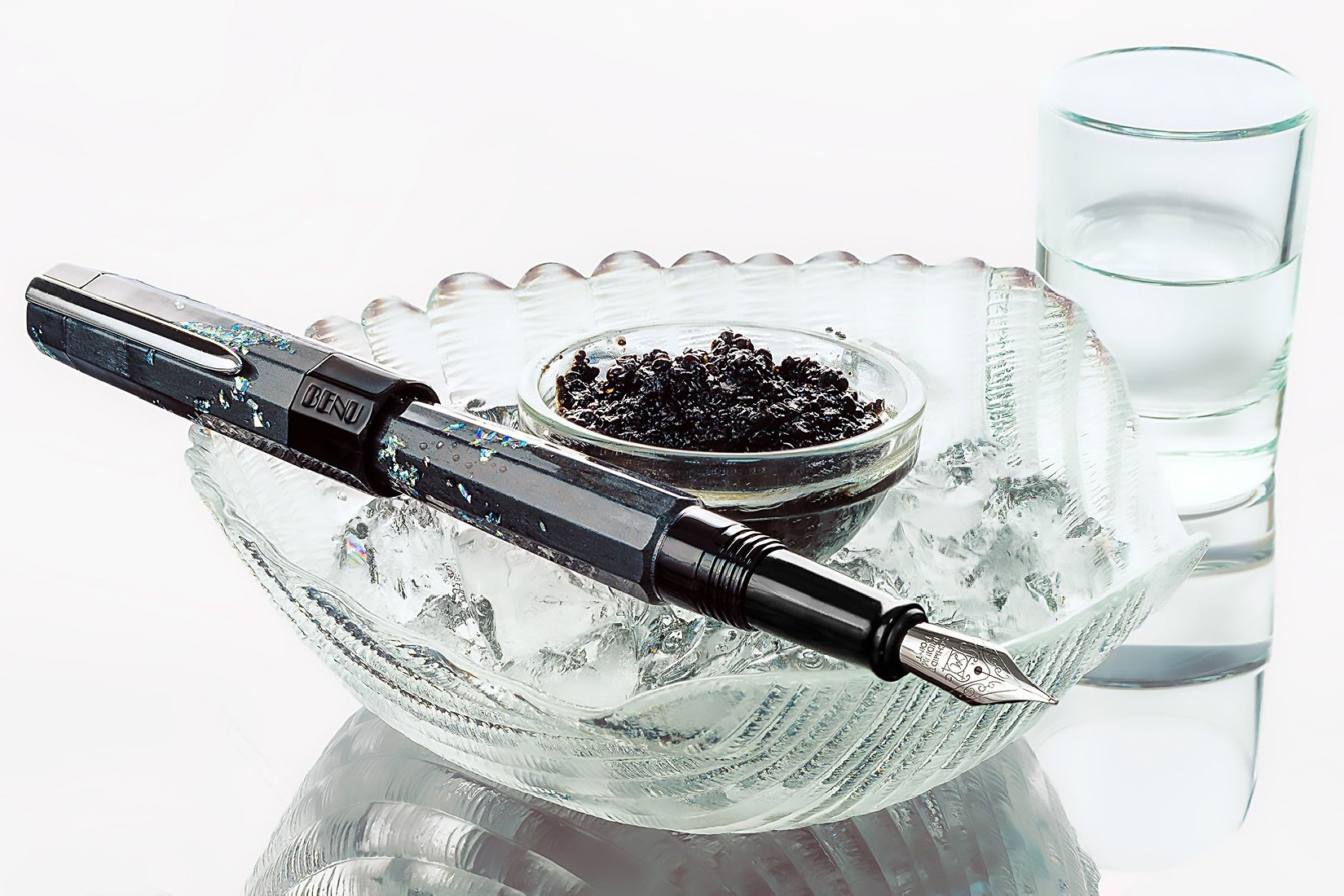 Benu Euphoria Caviar Fountain Pen.