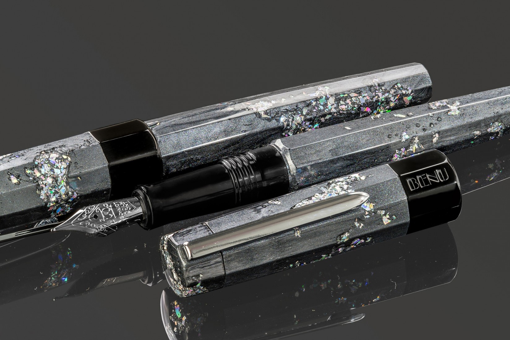 Benu Euphoria Caviar Fountain Pen.