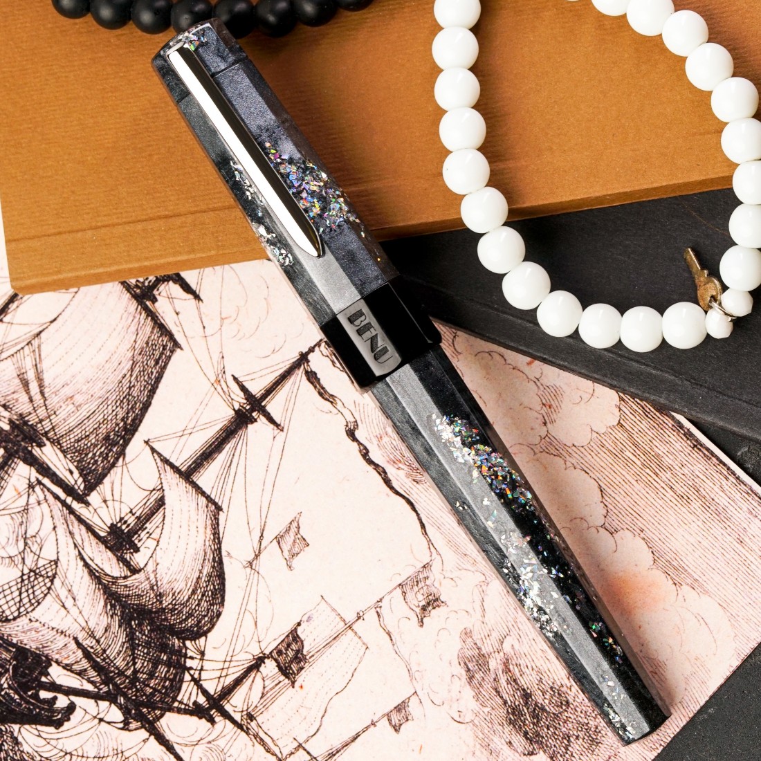 Benu Euphoria Caviar Fountain Pen.