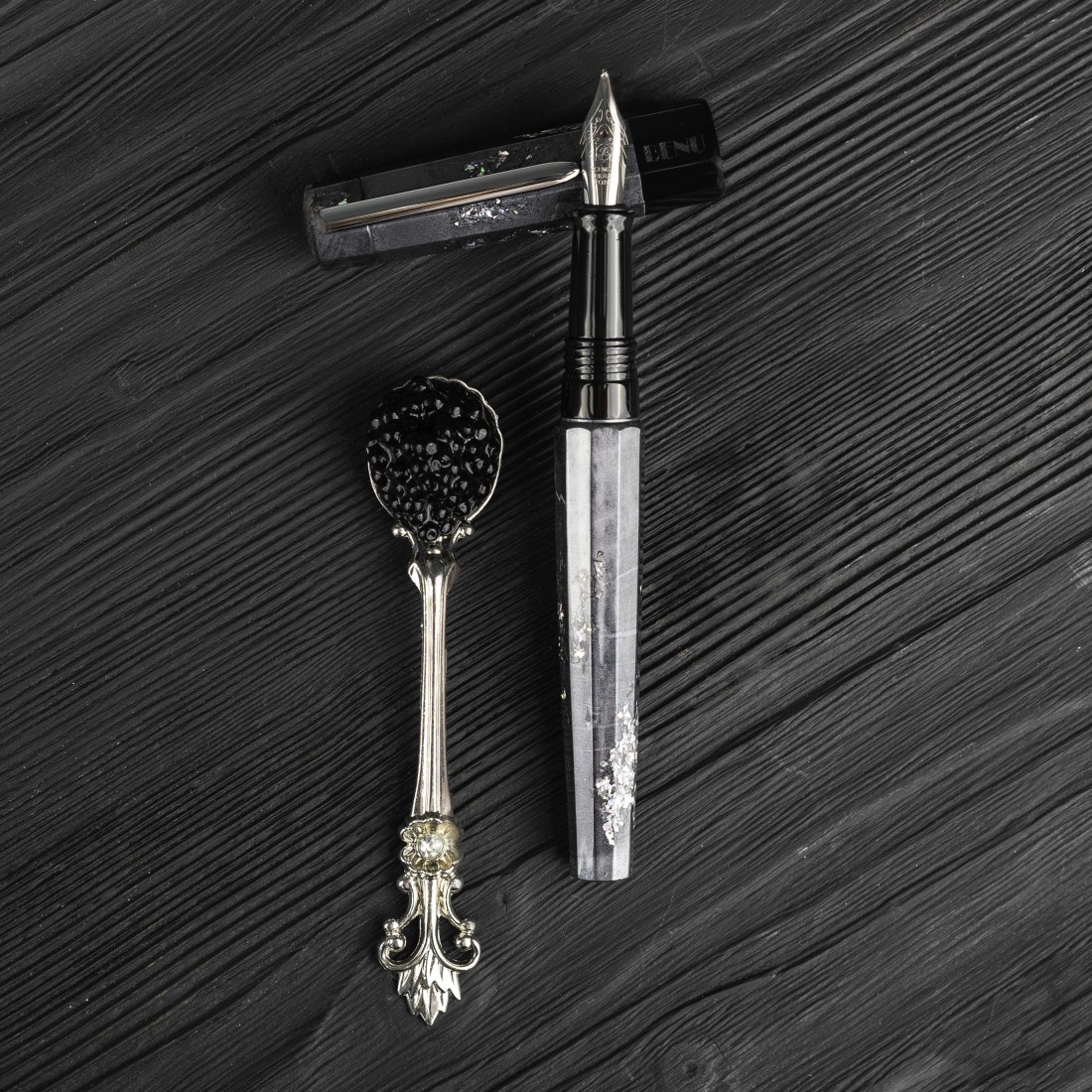 Benu Euphoria Caviar Fountain Pen.