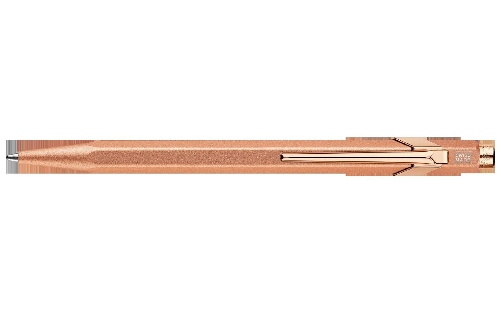 CARAN DACHE 849 with holder brut rose ballpoint pen