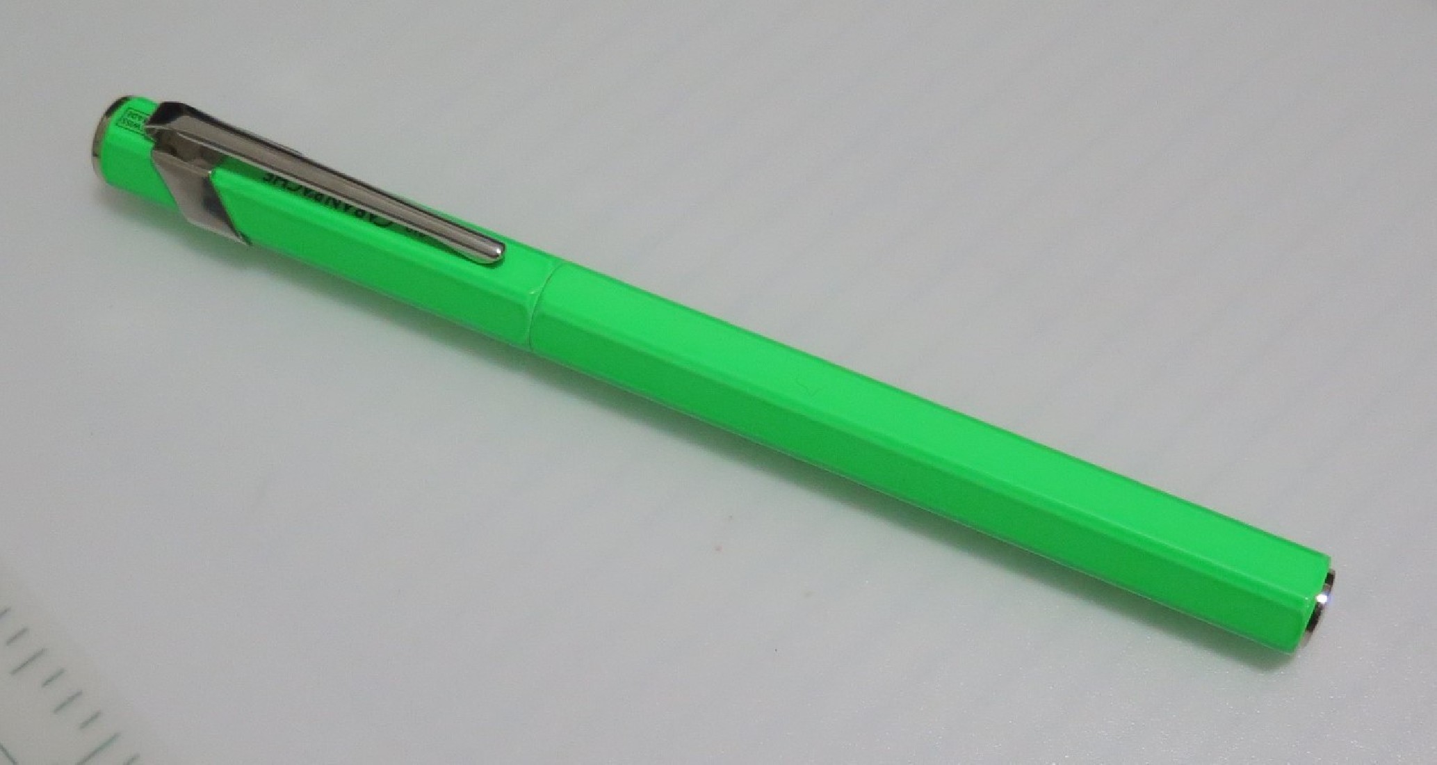 Caran dache 849  fluo green  Fountain pen