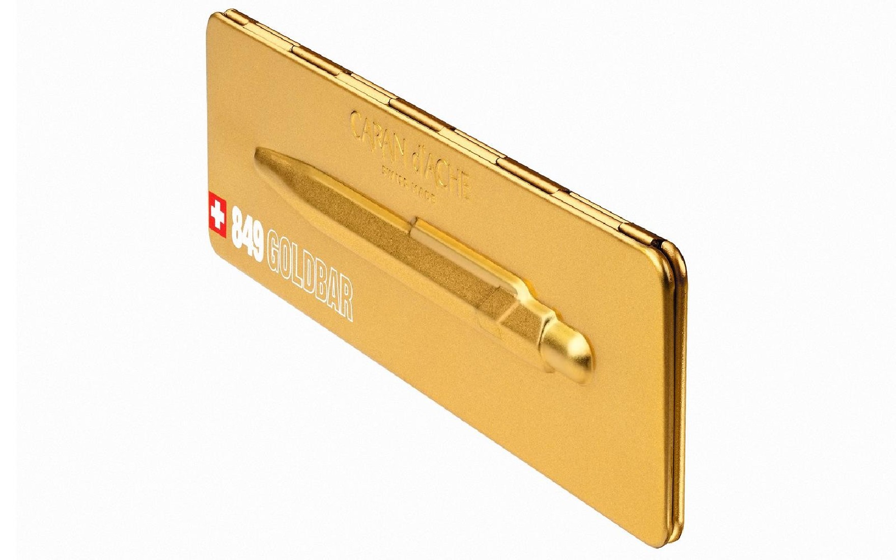 CARAN DACHE 849 with holder Goldbar ballpoint pen 0849.999
