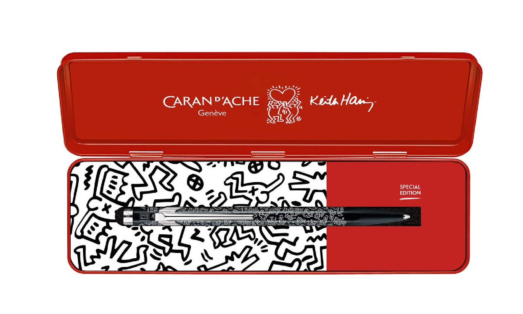 Caran DAche 849 Ballpoint  Black - Special Edition 849.223 Keith Haring