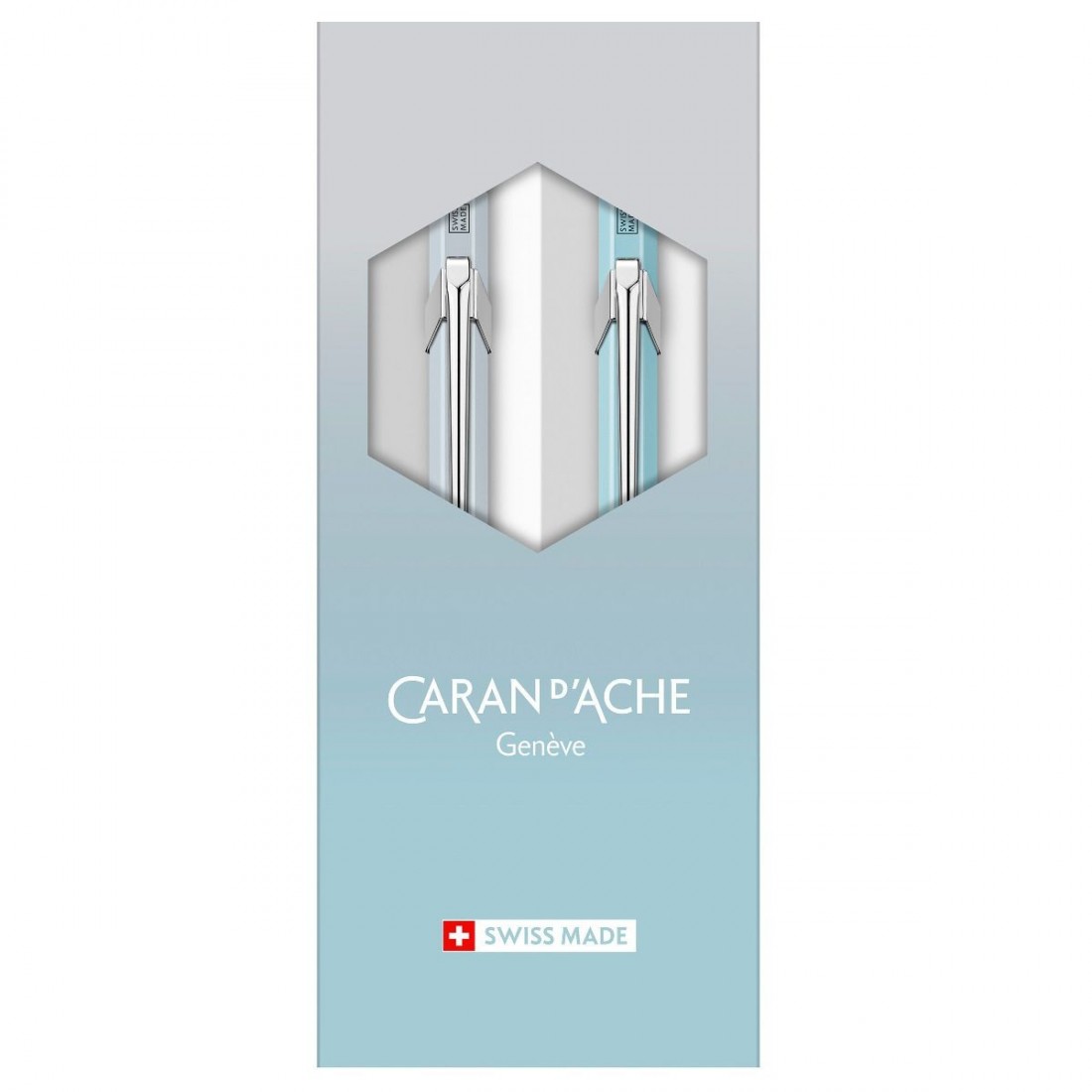 Caran DAche 849 Blue Lagoon Set Ballpen and Mechanical pencil 8490.704