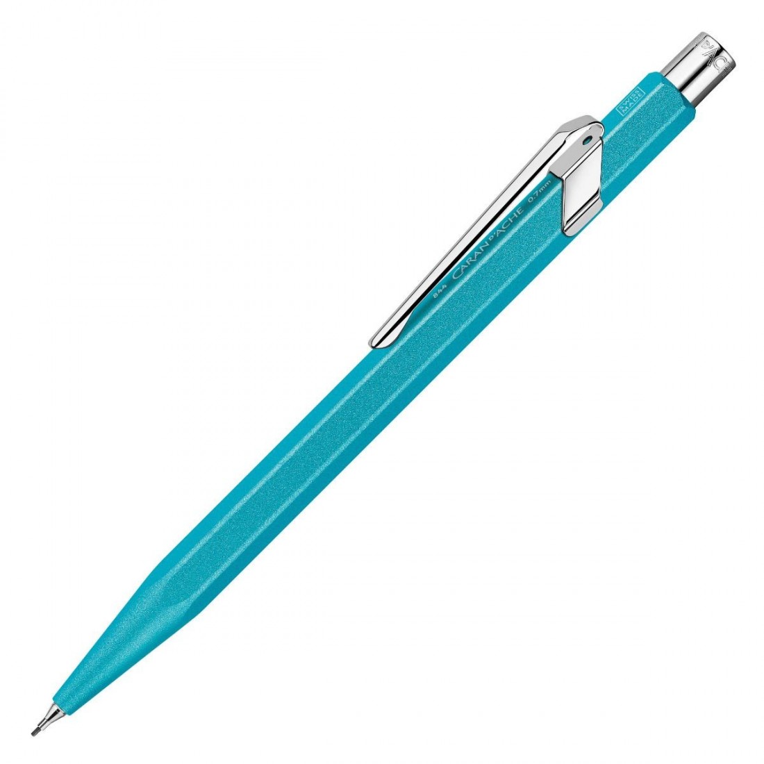 Caran DAche 849 Colormat-X Mettalic Turquoise Mechanical Pencil 0844.681.