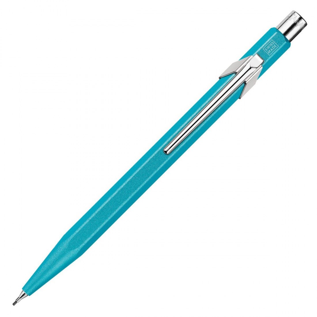 Caran DAche 849 Colormat-X Mettalic Turquoise Mechanical Pencil 0844.681.