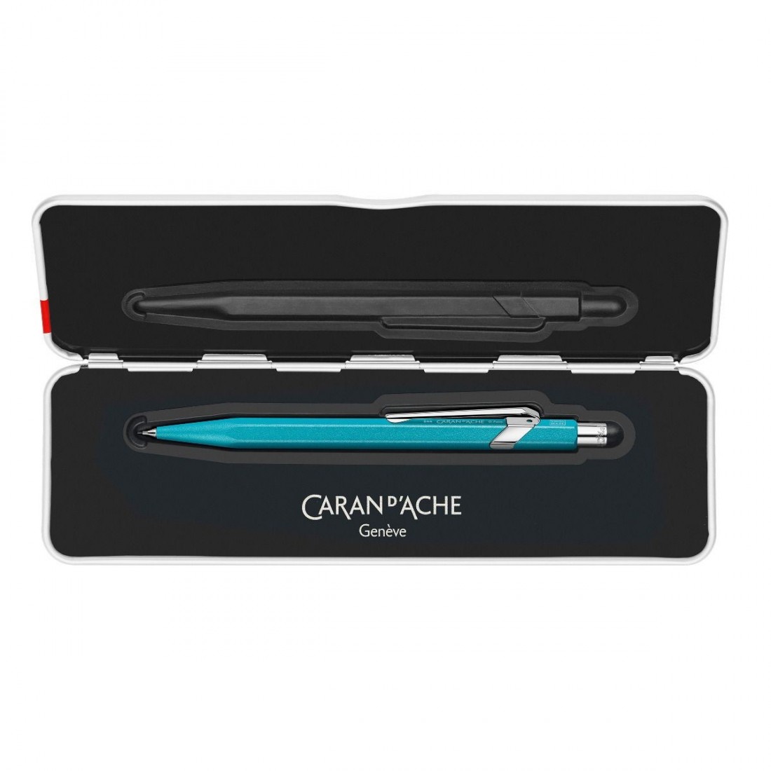 Caran DAche 849 Colormat-X Mettalic Turquoise Mechanical Pencil 0844.681.