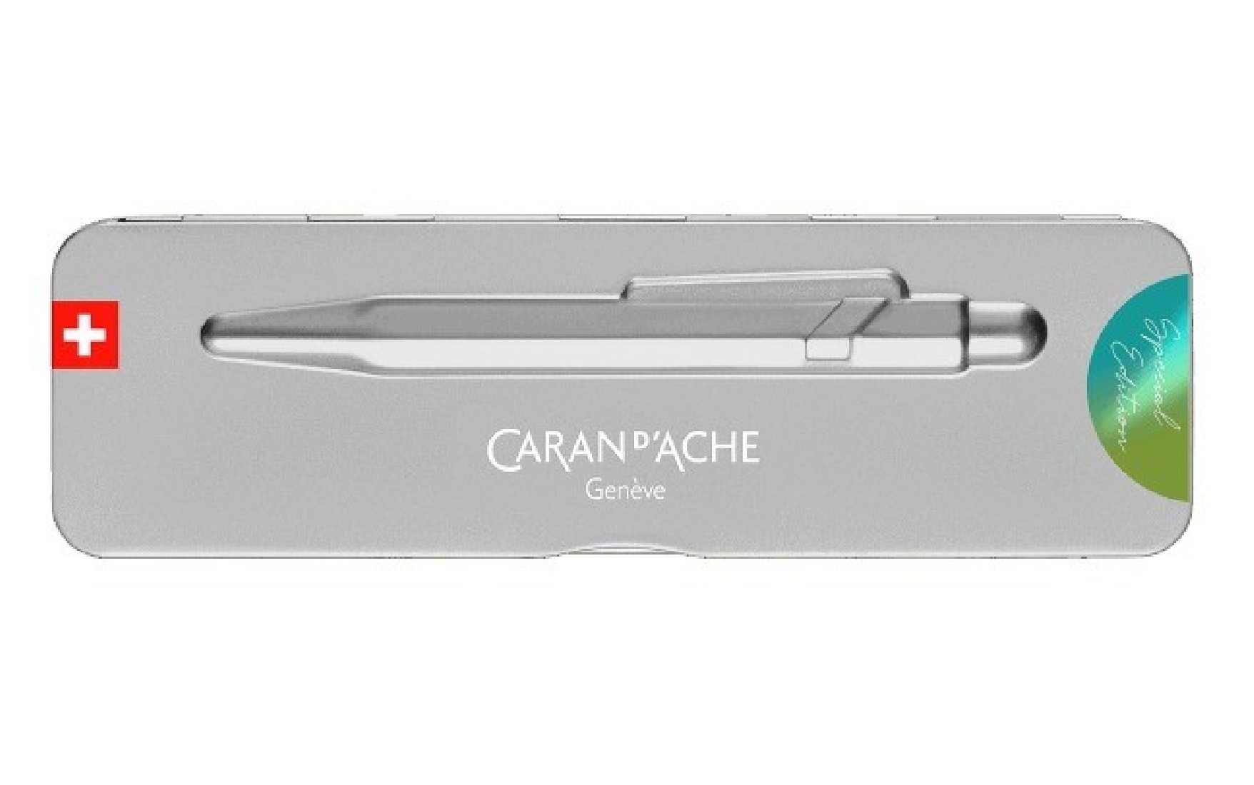 Caran d Ache 849  CLAIM YOUR STYLE Green Arctic Ballpoint Pen - Special Edition 849.587