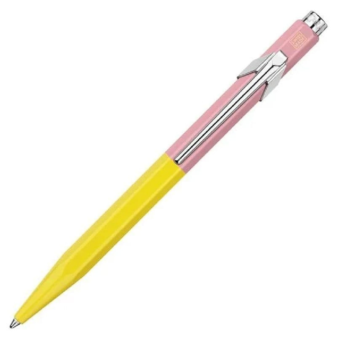 CARAN DACHE 849 Paul Smith Chartreuse Rose ballpoint pen, with holder 849.341