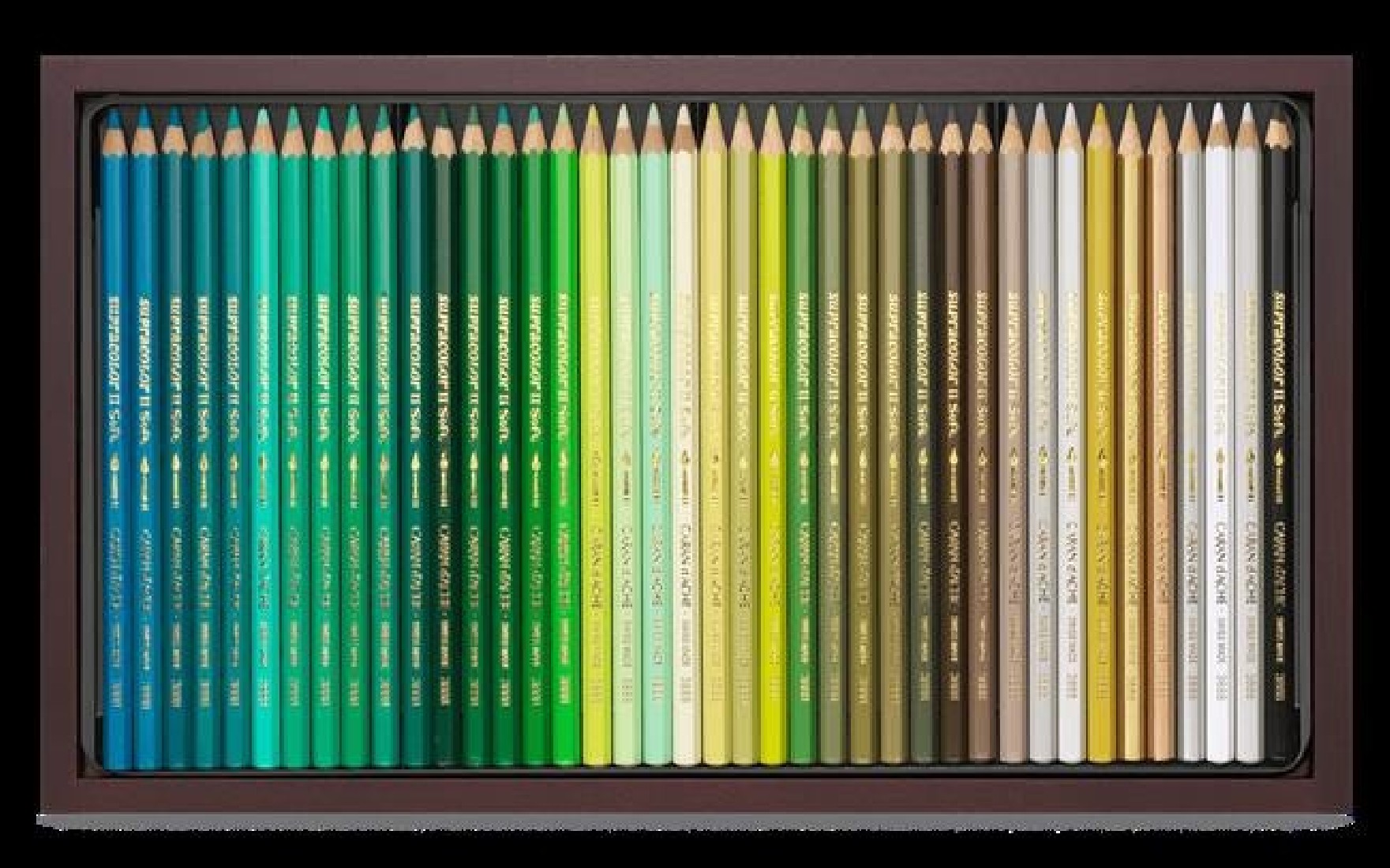 Caran dache wooden box 120 pencils Supracolor, Soft Aquarelle, 3888.920