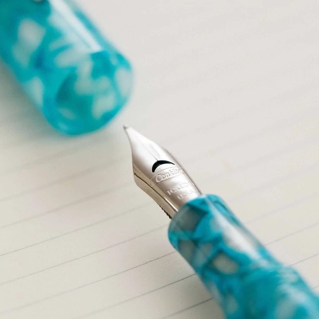 CONKLIN ALL AMERICAN TURQUOISE SERENITY FOUNTAIN PEN