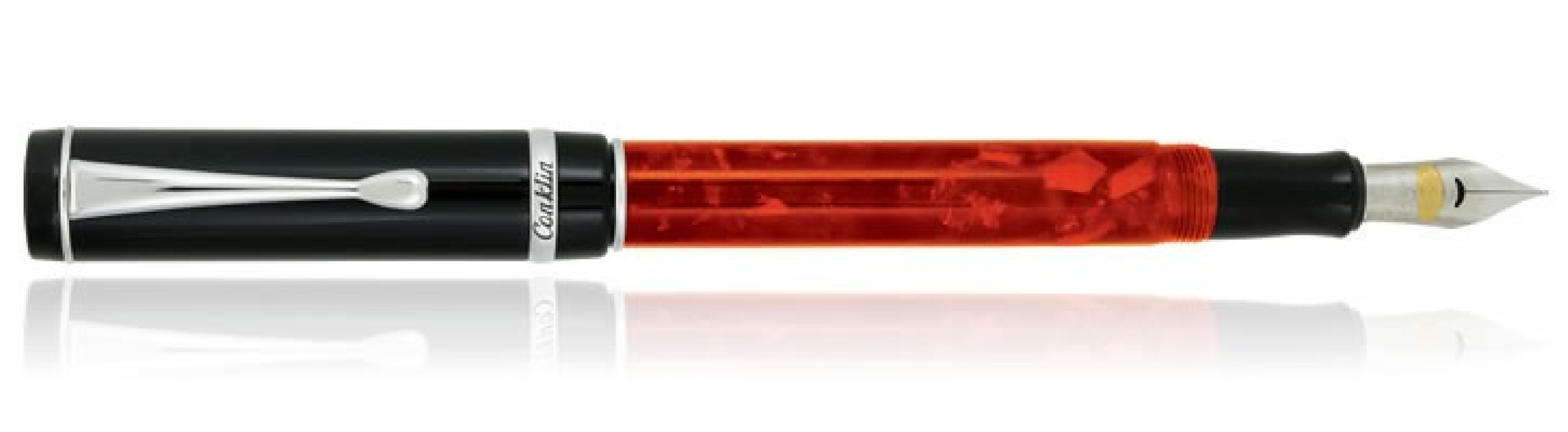 Conklin Duragraph Fountain Pen  Red Nights