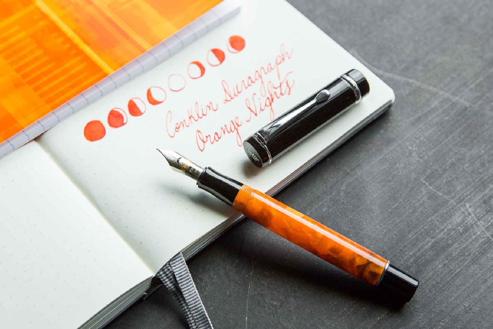Conklin Duragraph  Orange Nights, Fountain Pen