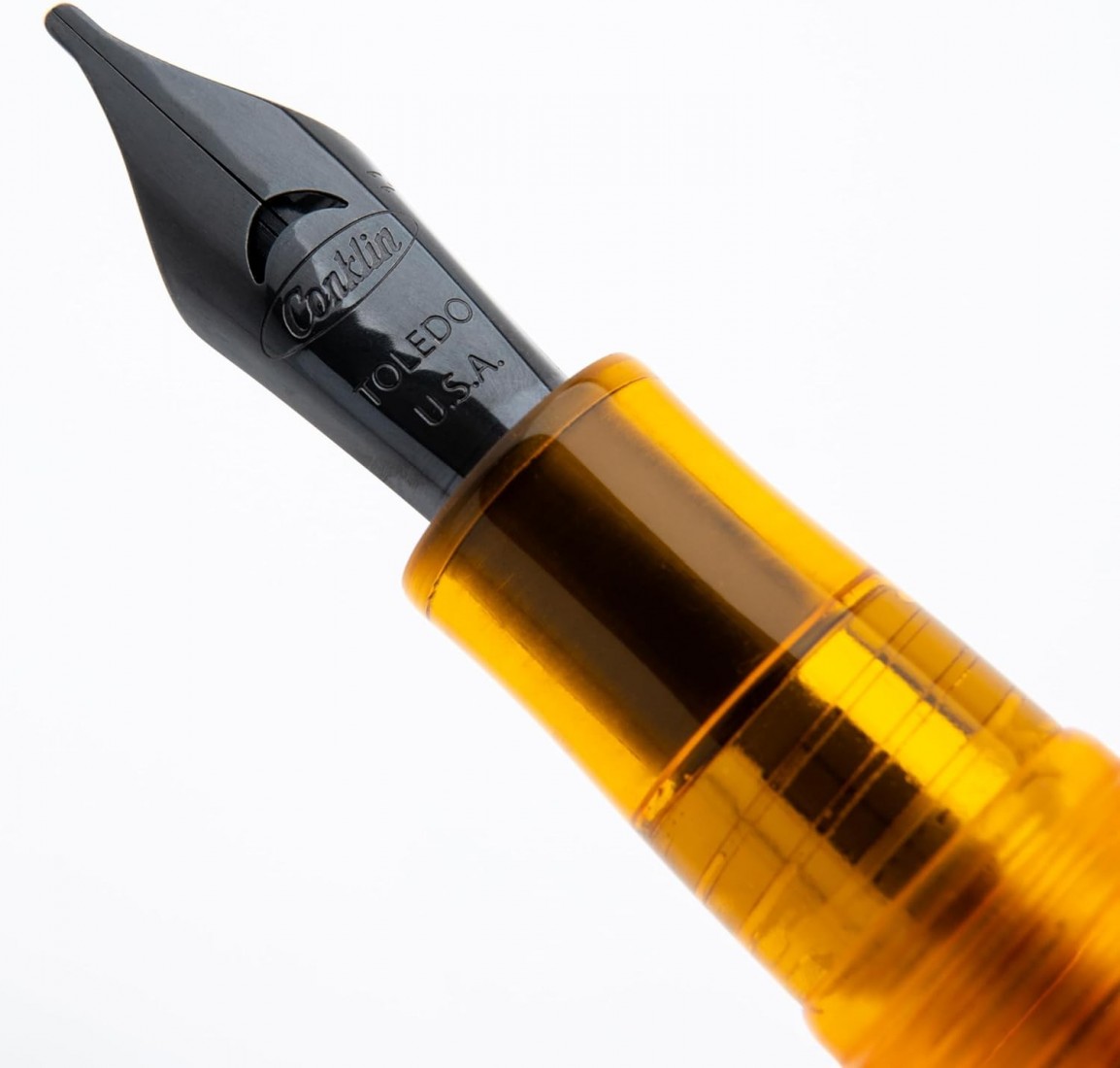 Conklin All American Demo Orange(eyedropper) Special Edition Fountain Pen(cartridge/converter/eyedropper filling system)