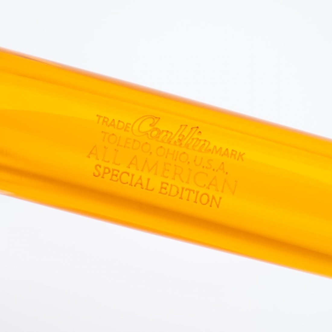 Conklin All American Demo Orange(eyedropper) Special Edition Fountain Pen(cartridge/converter/eyedropper filling system)