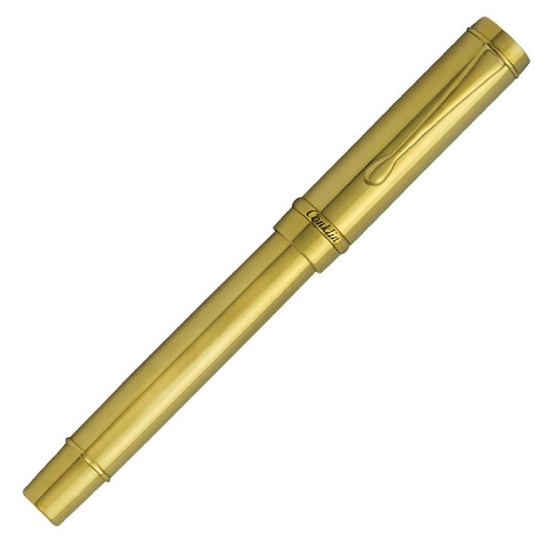CONKLIN DURAGRAPH METAL PVD GOLD FOUNTAIN PEN