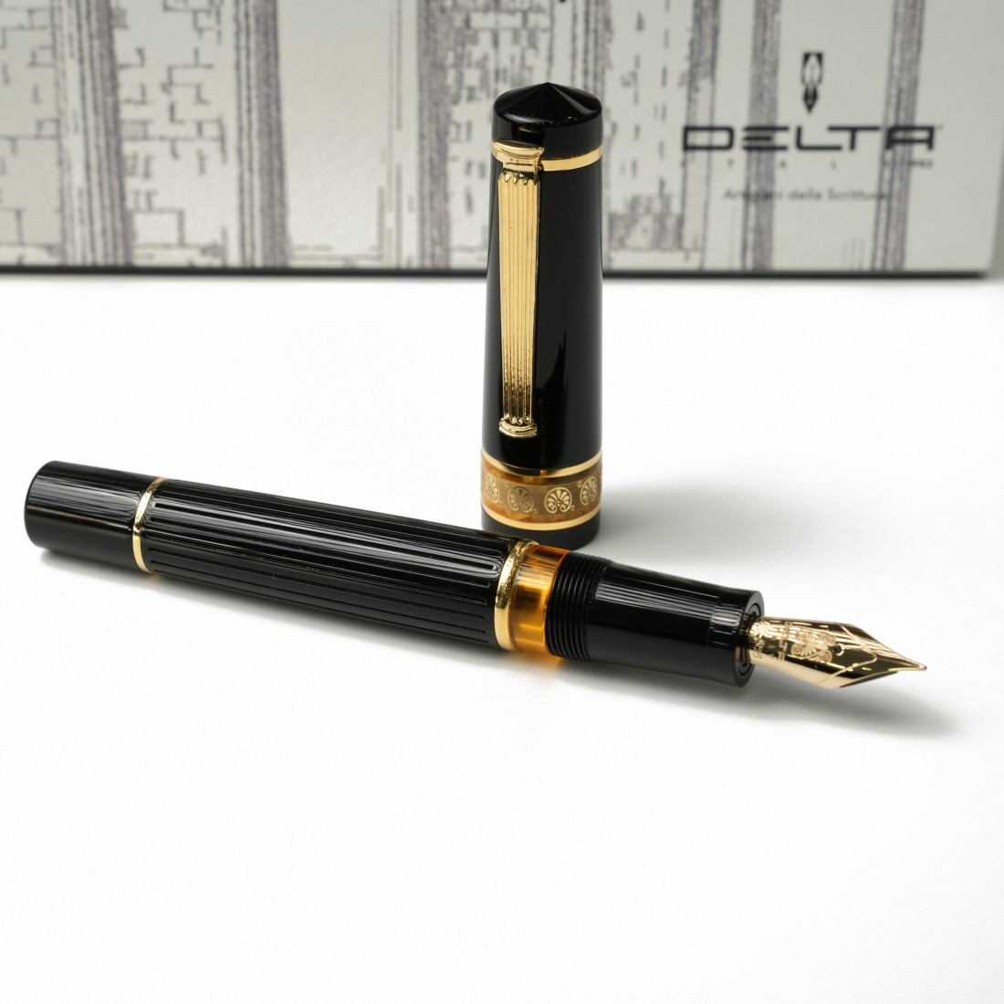 Delta Partenone (Παρθενών) KP (14K Gold Nib) Fountain Pen - Limited Edition