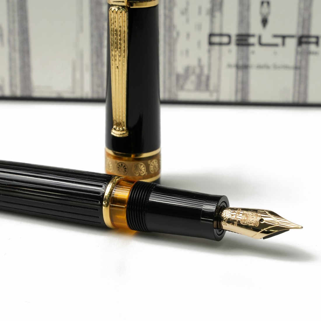 Delta Partenone (Παρθενών) KP (14K Gold Nib) Fountain Pen - Limited Edition