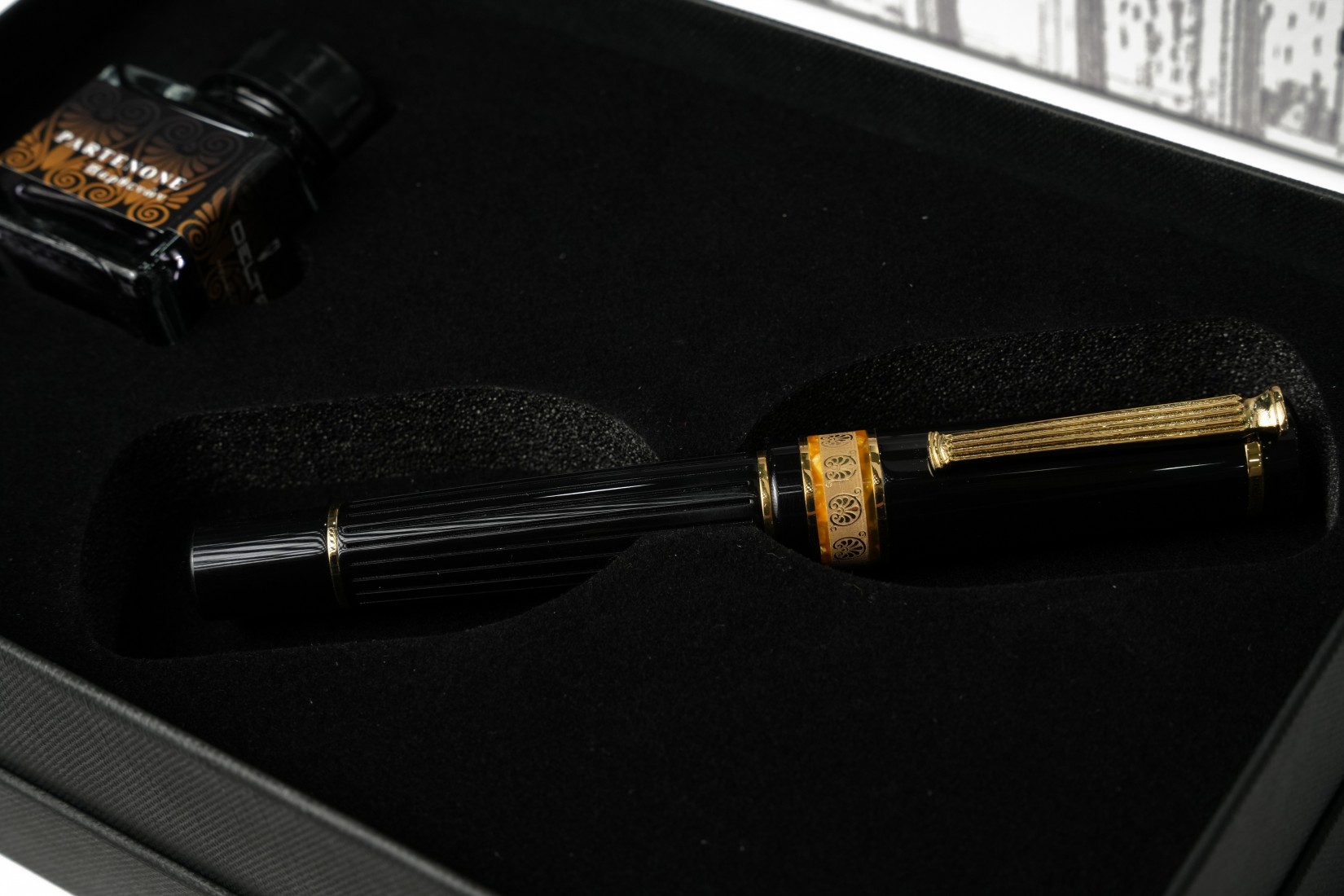 Delta Partenone (Παρθενών) KP (14K Gold Nib) Fountain Pen - Limited Edition