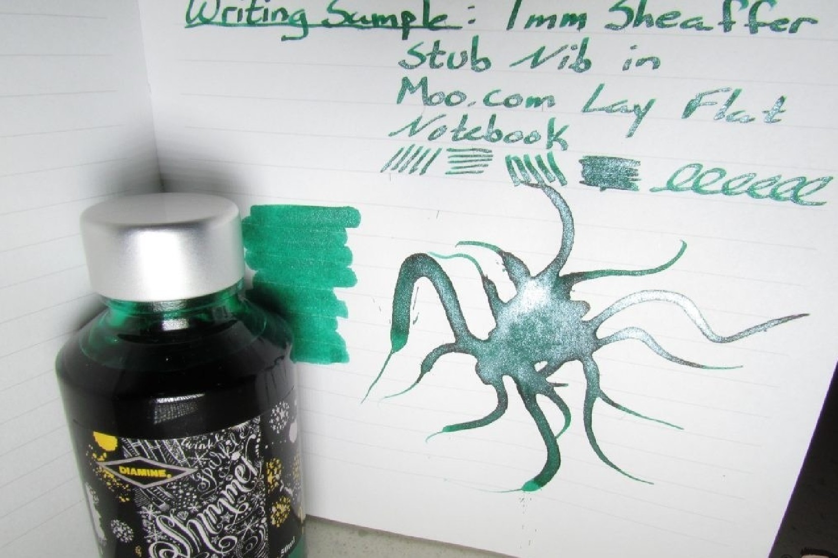Diamine 50ml Magical Forest Fountain pen shimmer ink bottle