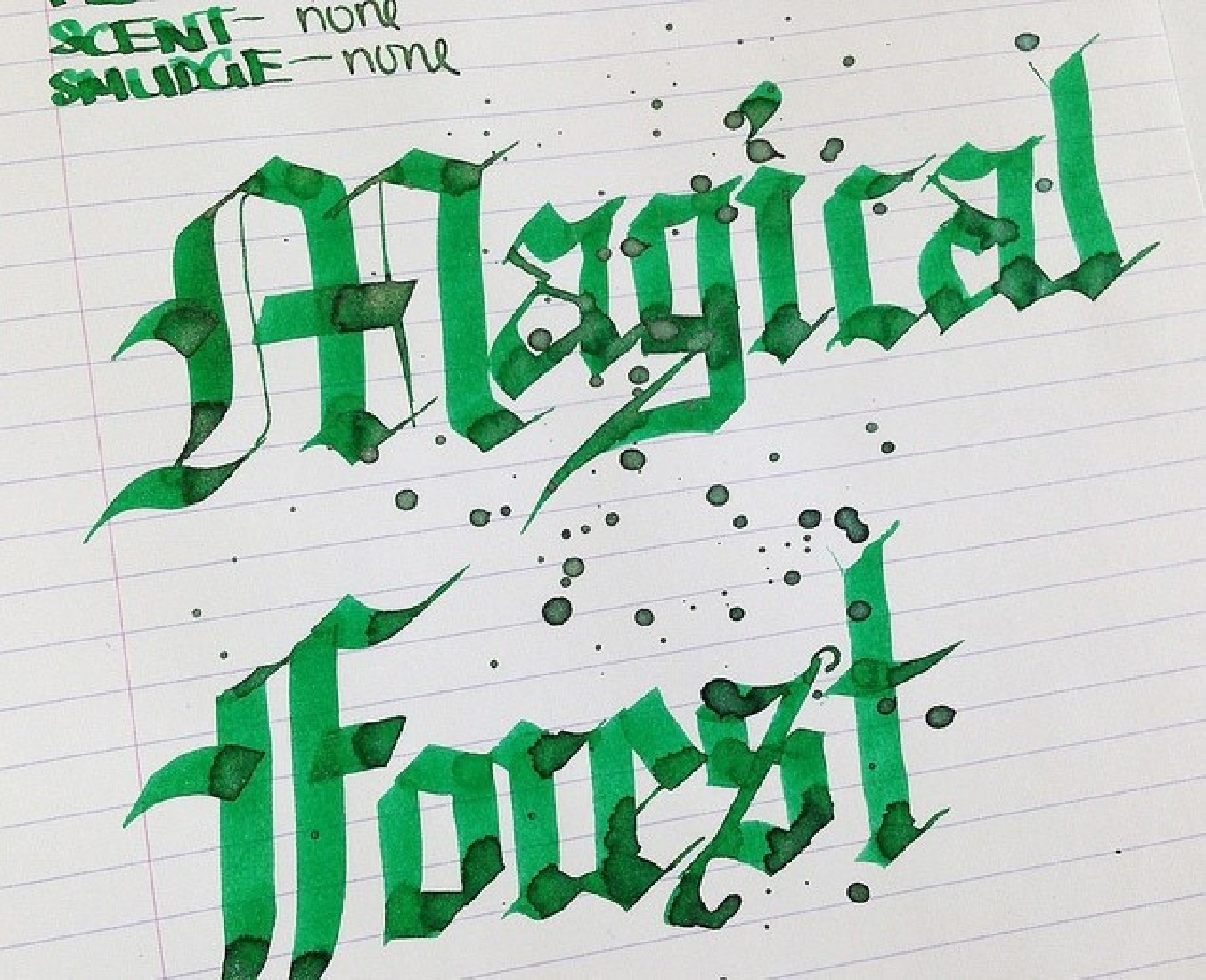 Diamine 50ml Magical Forest Fountain pen shimmer ink bottle
