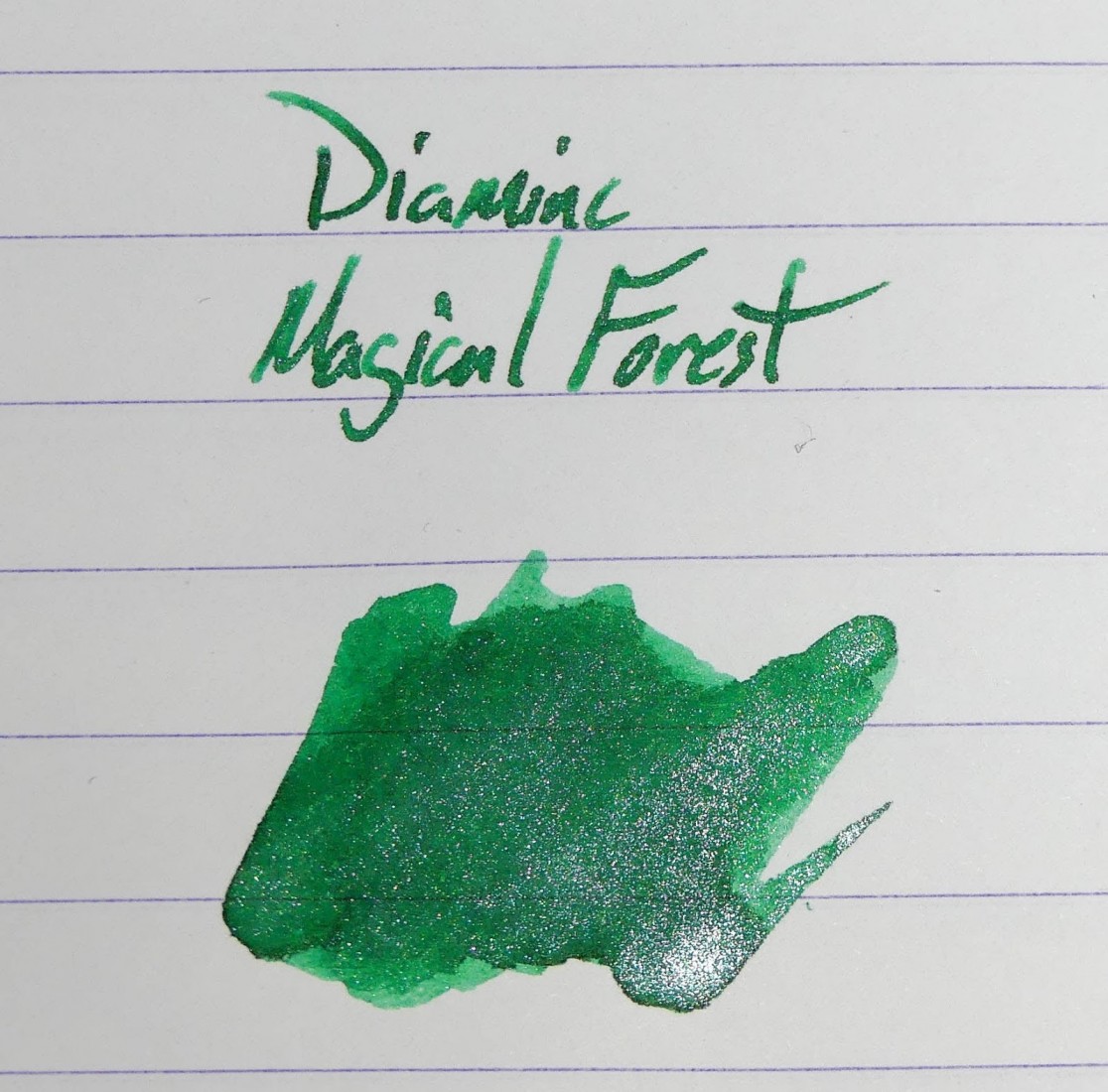 Diamine 50ml Magical Forest Fountain pen shimmer ink bottle