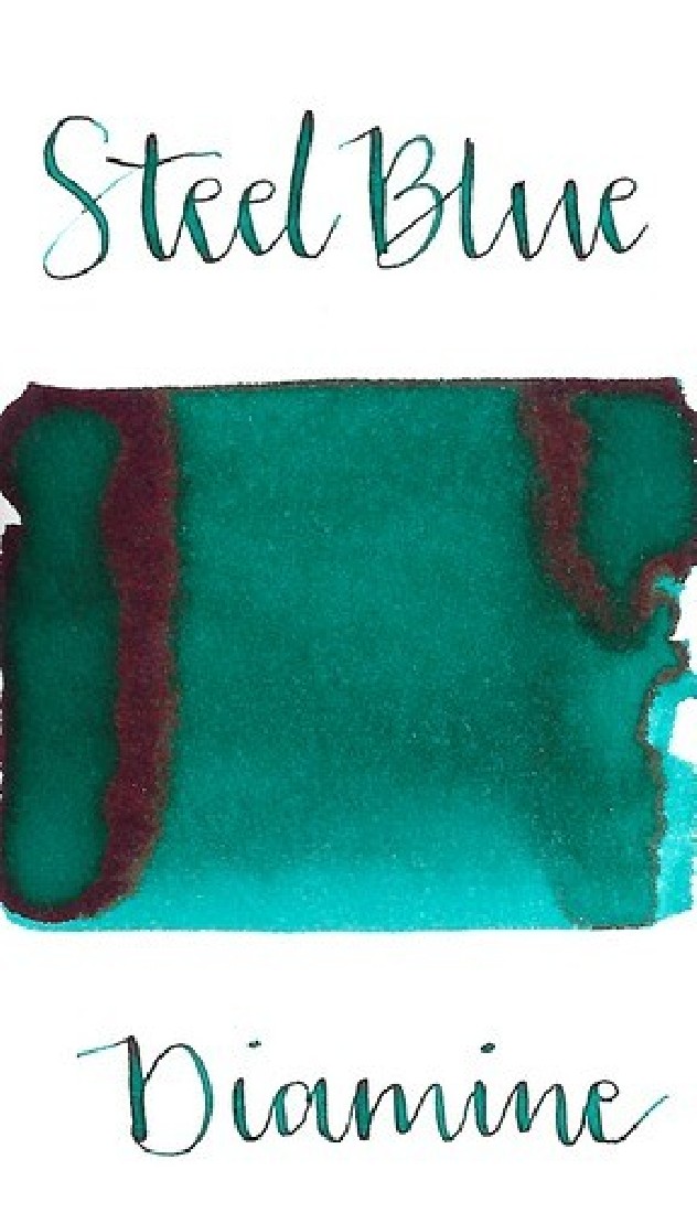 Diamine 80ml Steel Blue Fountain pen ink botlle