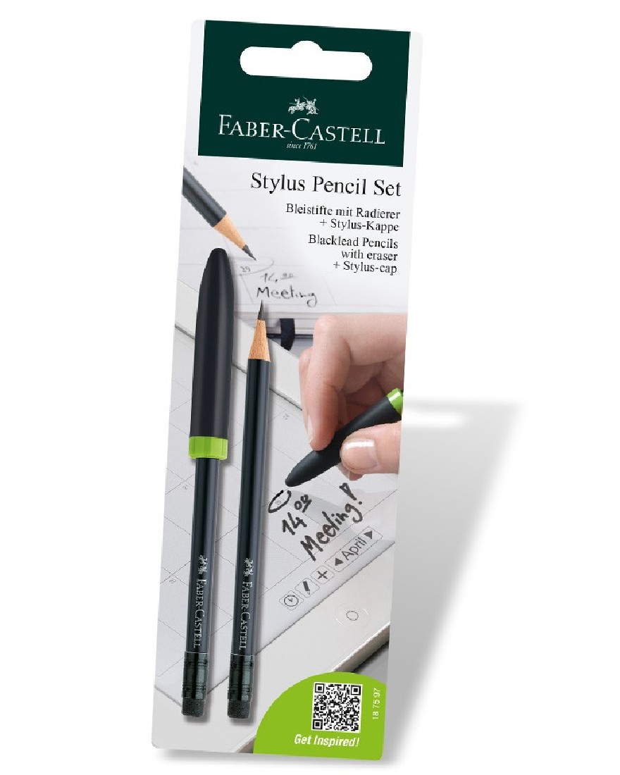 Set Stylus Pencil Black 187597 Faber Castell