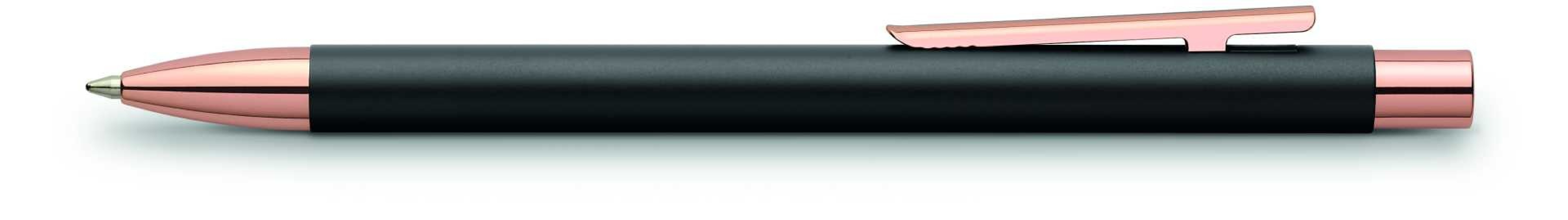 Faber Castell ballpen NEO Slim Metal Black Rosegold 343320