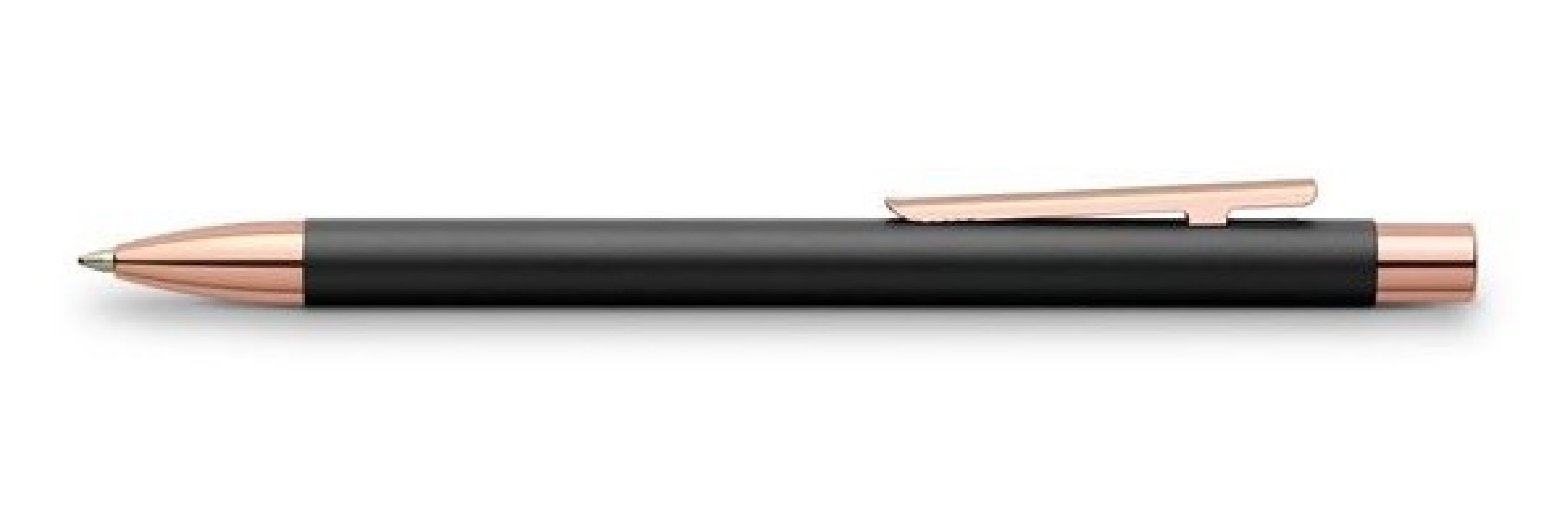 Faber Castell ballpen NEO Slim Metal Black Rosegold 343320
