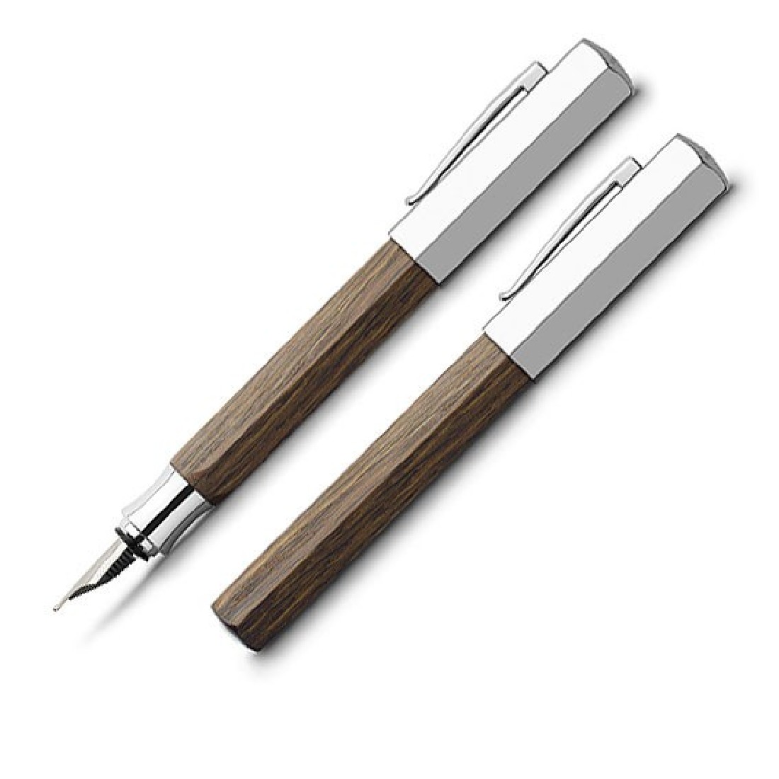 Faber Castell  Ondoro Smoked Oak Fountain Pen 147580