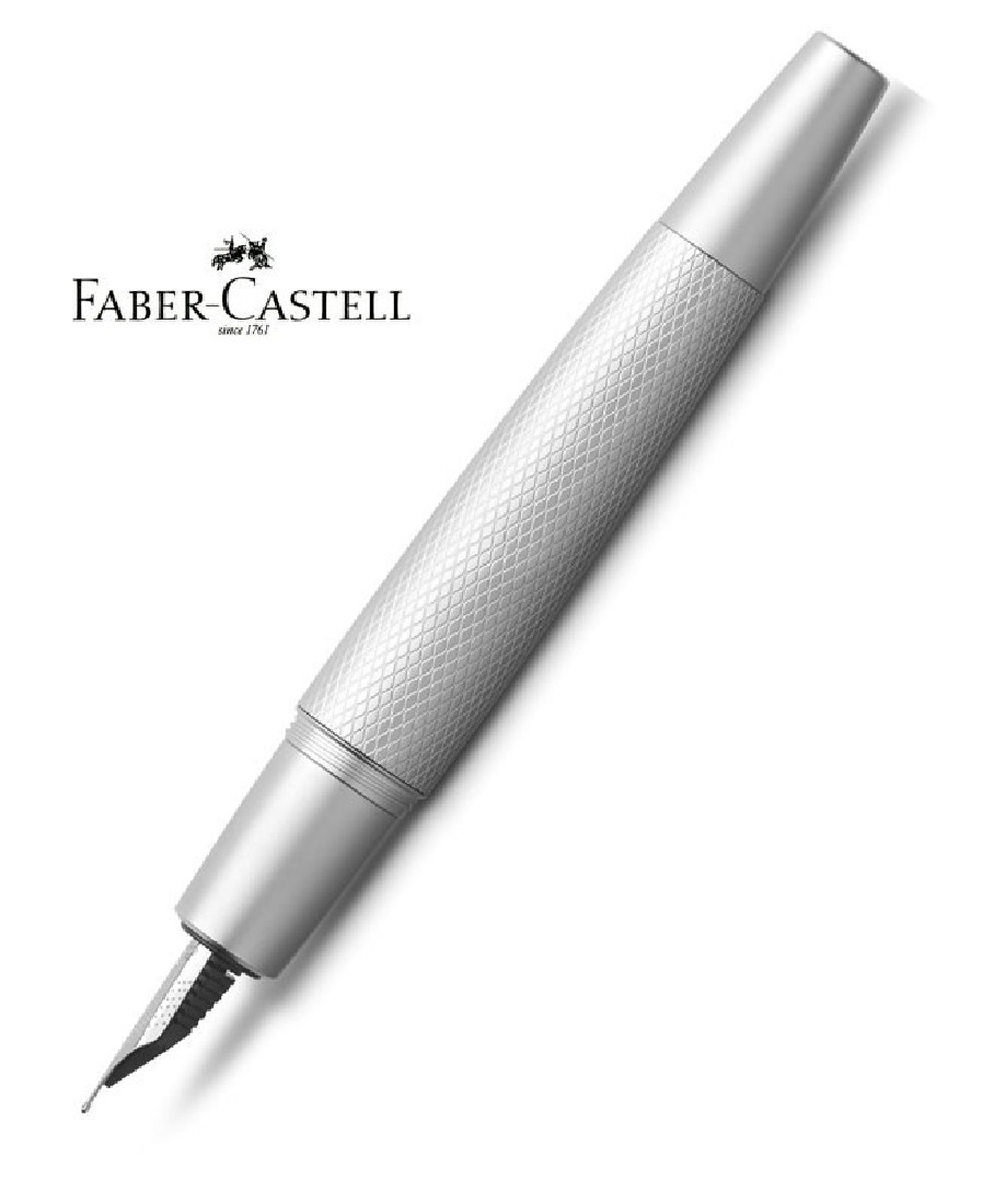 Faber Castell E-motion Pure Silver Fountain pen 148671