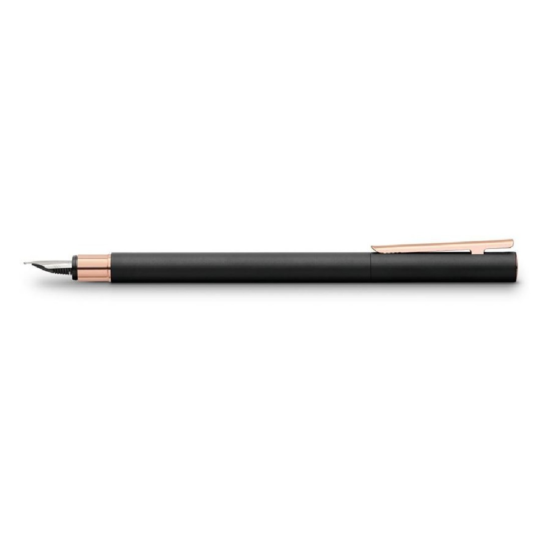 Faber Castell Neo Slim Metal Black Rosegold Fountain pen 343100