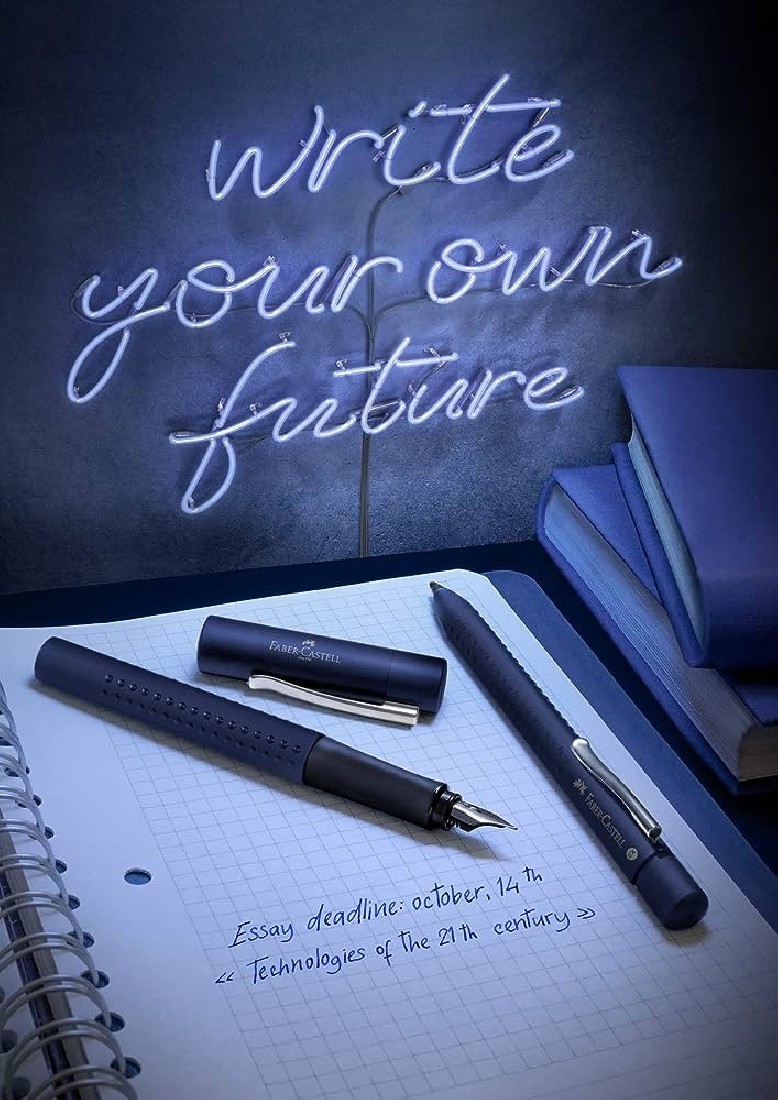 Faber Castell Grip 2011  classic blue 140804 Fountain pen