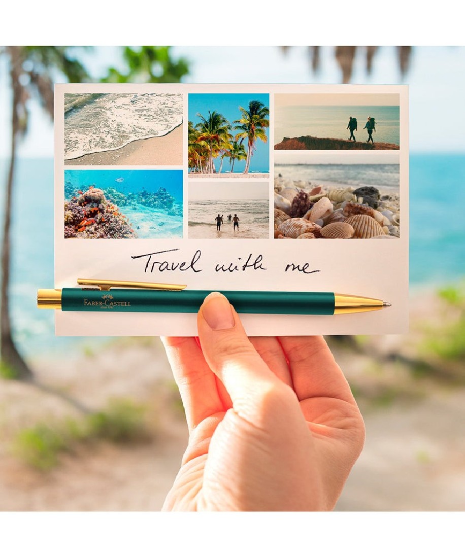 Faber Castell Fountain Pen NEO Slim Gold Rainforest 141430