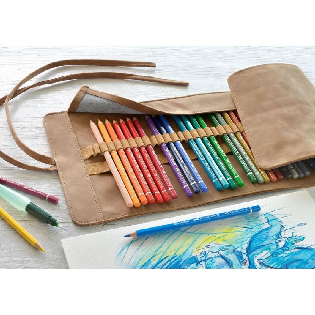 Faber Castell Albrecht Durer Watercolour set of 30 pencils with pecil roll 117530.