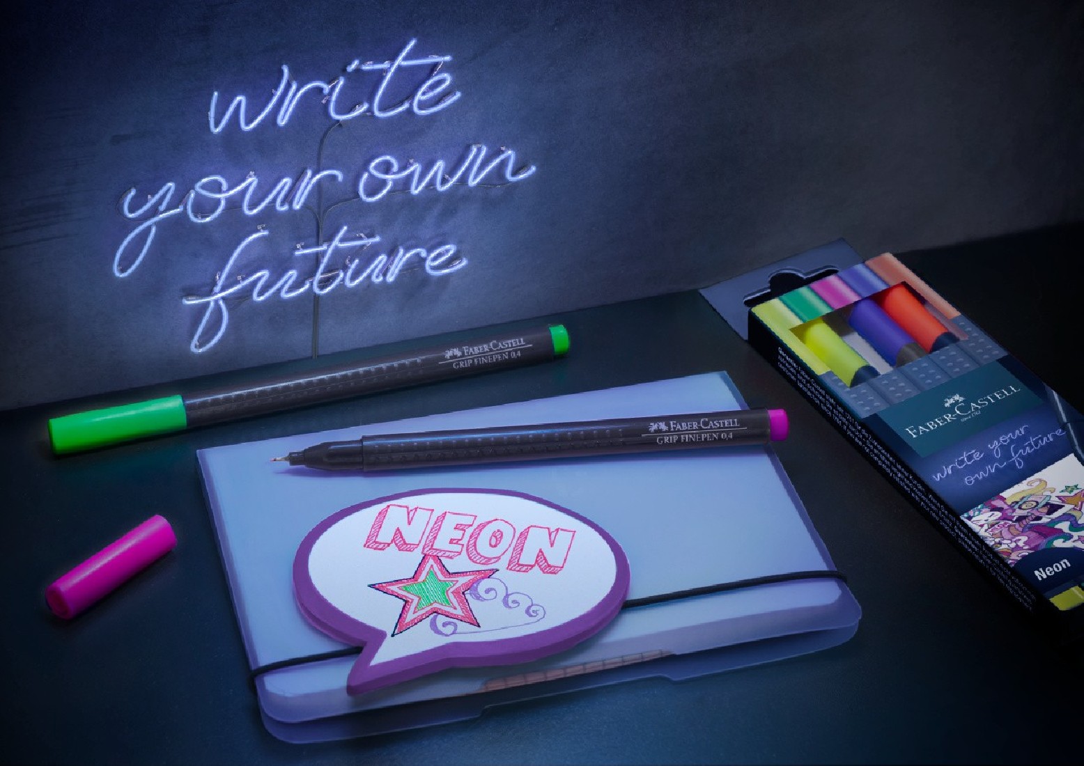 Faber Castell Set of 30 Finepen Grip 0,4 151630