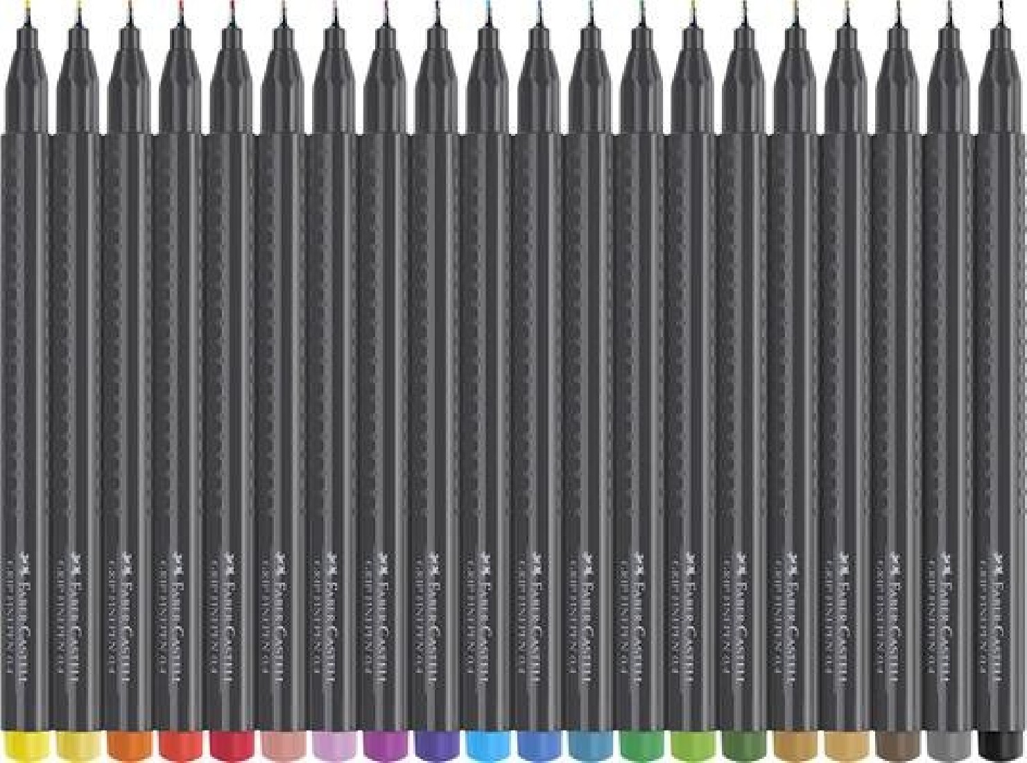Faber Castell Set of 30 Finepen Grip 0,4 151630